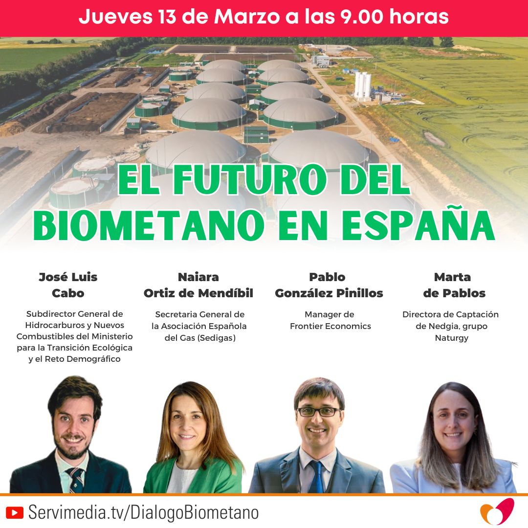 Diálogo sobre 'El futuro del biometano en España'