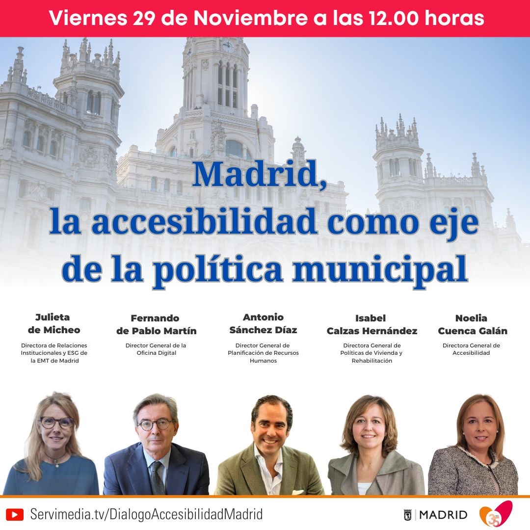 Diálogo sobre Madrid, ejemplo de accesibilidad e inclusión