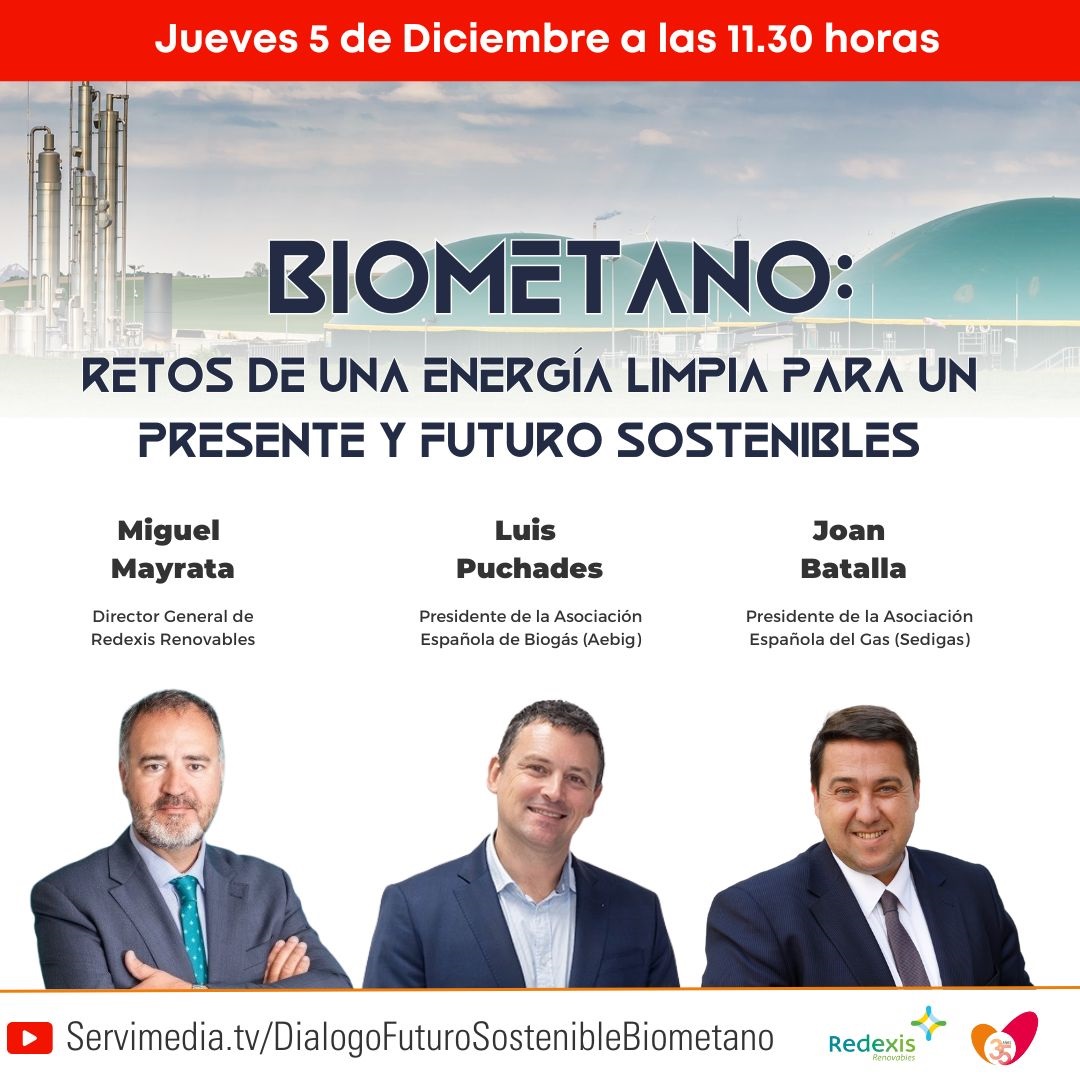 Diálogo sobre 'Biometano: retos de una energía limpia para un presente y futuro sostenibles'