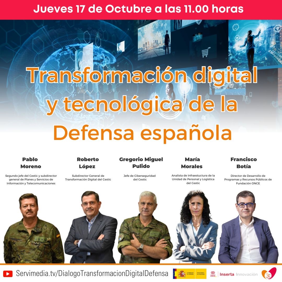 Diálogo sobre 'Transformación digital y tecnológica de la Defensa española'