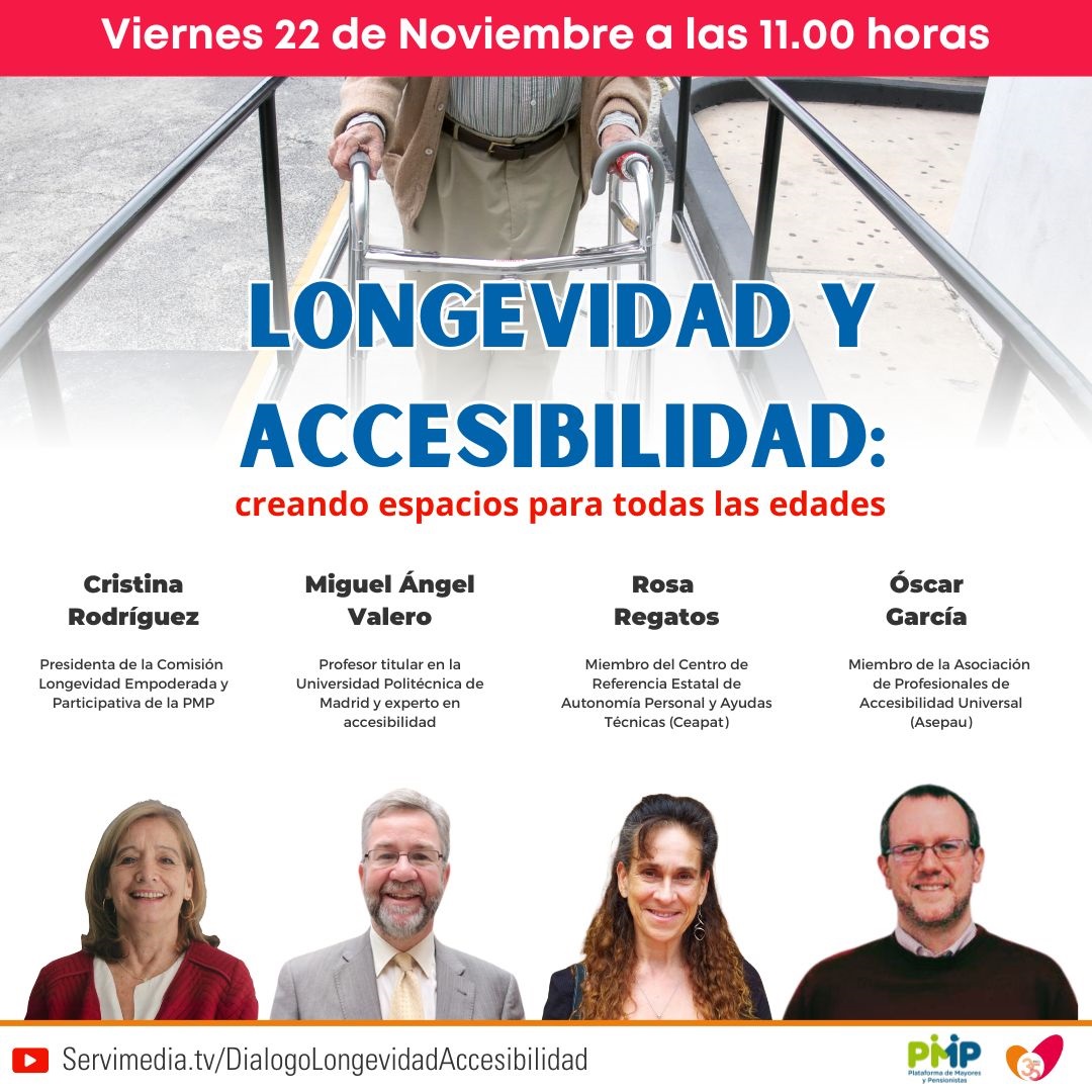 Diálogo sobre 'Longevidad y accesibilidad: creando espacios para todas las edades'