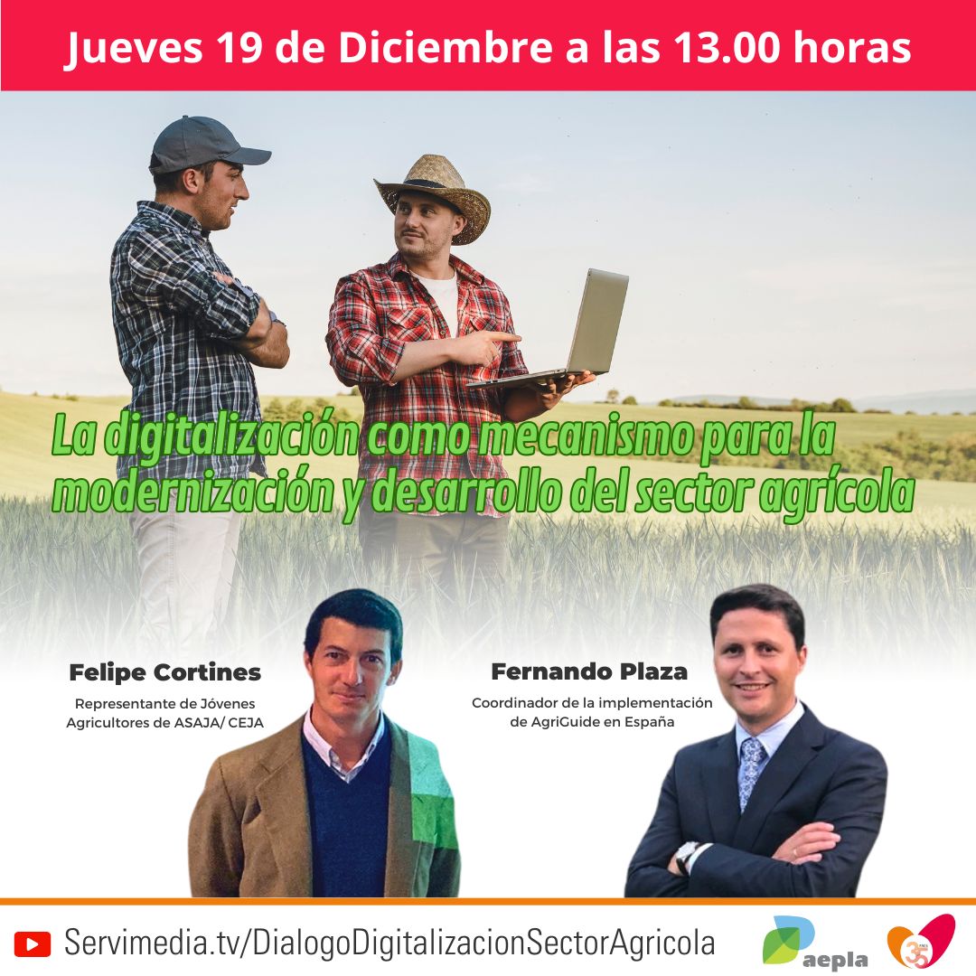 Diálogo sobre La digitalización como mecanismo para la modernización y desarrollo del sector agrícola